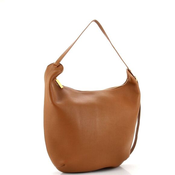 The Row N/S Allie Shoulder Bag Leather Brown - Picture 2 of 6